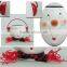 White Small Decoration Wooden Resin Small Metal Flower Pot