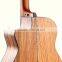 High quality OEM zebrawood top folk guitar natural