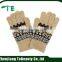 polyester embroidery fleece gloves