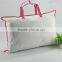 clear vinyl pvc zipper blanket bags for bedding