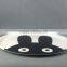 China Round Solid Plastic Serving Tray Dinner Plate