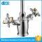 2016 China factory deck mounted dual handle stainless steel 304 kitchen sink pre rinse faucet