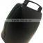 Hunting bell in plated or painted color with logo and strap attached