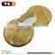 Wooden handle Mezzaluna with round cutting board