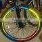 Motorcycle Bicycle Reflective Wheel Rim Sticker Tape 4 color