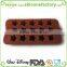 silicone mould with a hole for hanging, star shape silicone chocolate model
