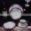 High quality dark blue&gold porcelain dinnerware set