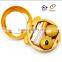 A-8066 luxury gold pig contact lens case