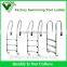 Factory Strong and Duty heavy swimming pool 2 step ladder with handrail and stainless steel steps