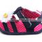 XIAOLIUBAO Beautiful flower design denim material soft sole baby girl sandals shoes