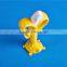 Amazon best selling factory wholesale baby banana teether toothbrush, baby training toothbrush