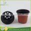 plastic flexible double color nursery pots