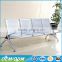 Commercial White Color Reception Area Hospital Waiting Room Visitor Chair 2-4 Seat