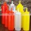 Honey Plastic Squeeze Sauce Bottle Chili Oil with Nozzle Flip Top Cap