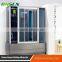 Large rectangle shower cabin with steam and massage