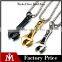 2016 Hip hop Gold Necklace Mens Silver Black Gun Plated Stainless Steel Wrench Pendants Charm Jewelry