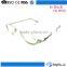 2016 Hot selling no MOQ bright color folding reading glasses with colored PU case