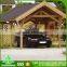 Cheap price prefab wooden luxury carport with good quality