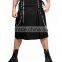 Dark Street style gothic pleated straps utility kilt (ROCK018)
