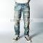 Stylish Distressed selvedge denim jeans pant men wholesale cheap jeans(LOTN020)