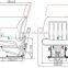 John deere mini excavator seat for mini excavator (YY4)