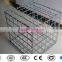 Haotian galvanized square mesh hole welded mesh stone cage factory