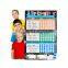 60*40cm Creative wall sticker educational toys dry erase kids weekly planner to-do list schedule magnetic chores chart