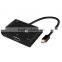 VOXLINK Mini DisplayPort turn VGA / Audio / HDMI 4K 3in1 adapter cable black