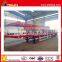 Three and two axles trailer long truck flatbed Skeletal transport 53 feet 20ft 40ft flat container trailer for sale