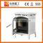Enamel wood stove type cast iron wood burning stove with glass ceramics