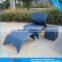 outdoor poolside polyester rattan lounge furnitrue (2051LC)