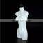 Plastic White Female Torso Mannequin Display For Sale With Arms