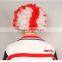 Colorful Soccer Fans Wig Afro Wholesale