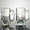 Clear Glass Beer Mug/Customized Logo beer mug/germany style beer stein