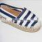 Promotional Cute stripe canvas 3D mini shoe keychain