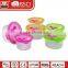 Disposible food grate PP plastic food container box with lid