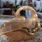 Home decor swan fruit tray/golden fruit dish/resin fruit plate NTRS-TD009A