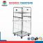 Storage 2 sided roll trolley logistics container collapsible storage cages wire mesh security cage pallet