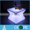 PE plastic IP54 lighted remote control table for Leisure room