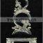 High back silver leaf with fabric furniture