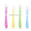 New Arrival Feeding Supplies BPA Free Silicone Flexible Tip Baby Kids Spoon, with Storage Case