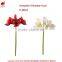 High quality artificial flowers amaryllis 3 flowers--1bud for party