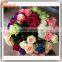 Factory Price Wholsale China Artificial Flower Decor Wedding Artificial Chinese Rose Flower Fake Decoration Flower