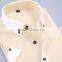 Man Oxford Shirt Short Sleeve Dress Shirt Solid Color Dress Shirt