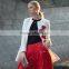 Maxnegio new embroidery winter women knee length coat
