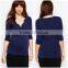 Comfortable Fashion Short Sleeve Knitted Fabric Maternity Clothes