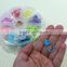 80PCS Mixed Color Corchet Sewing Knitting Ring/Stitch closed Maker