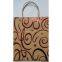 brown kraft paper bag with hotstamp