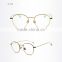B22525A Women Retro round glasses frame metalframes stylish pearl sunglasses