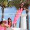 maxi ladies dresses pink family matching clothing